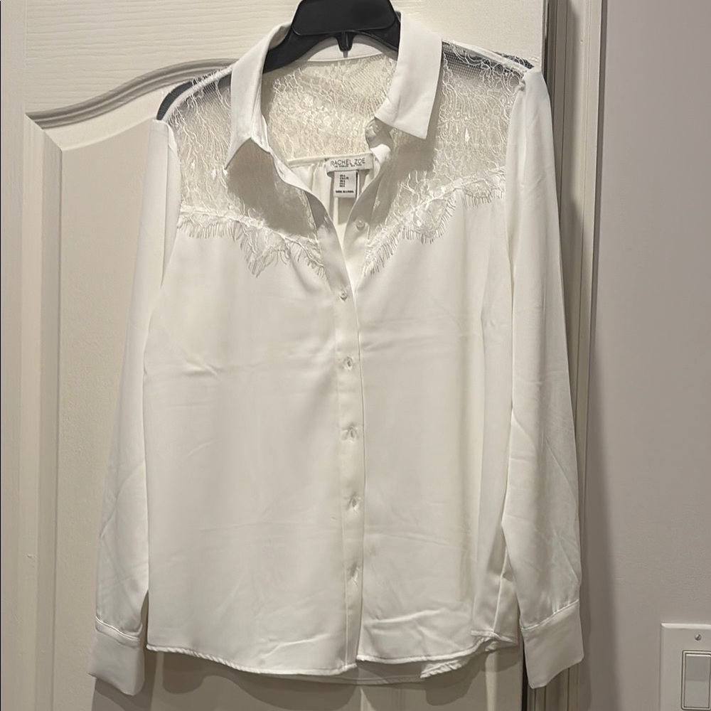 Elegant White Lace Blouse